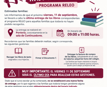 RECOGIDA DE LIBROS RELEO