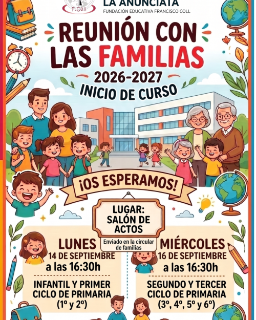 Reunión de inicio de curso